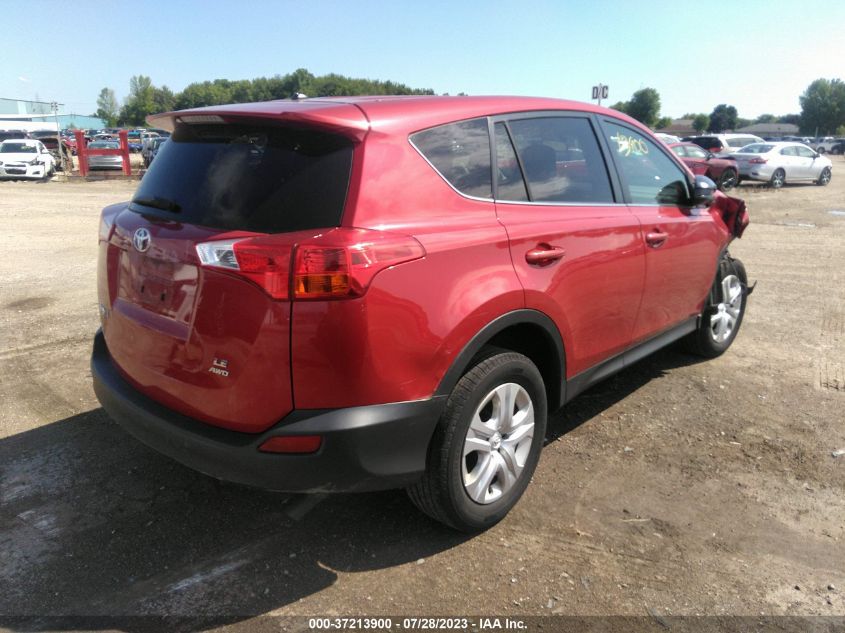2014 TOYOTA RAV4 LE - JTMBFREVXED091908
