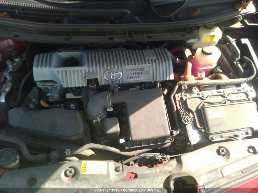 2013 TOYOTA PRIUS ONE/TWO/THREE/FOUR/FIVE - JTDKN3DU8D5561175