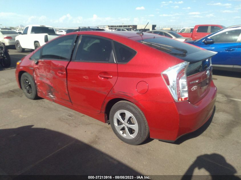 2013 TOYOTA PRIUS ONE/TWO/THREE/FOUR/FIVE - JTDKN3DU8D5561175