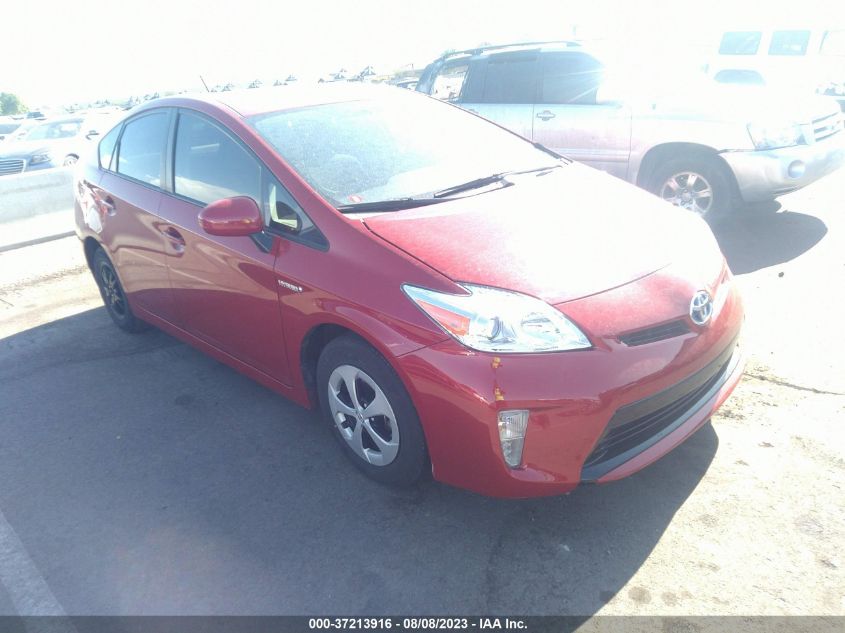 2013 TOYOTA PRIUS ONE/TWO/THREE/FOUR/FIVE - JTDKN3DU8D5561175