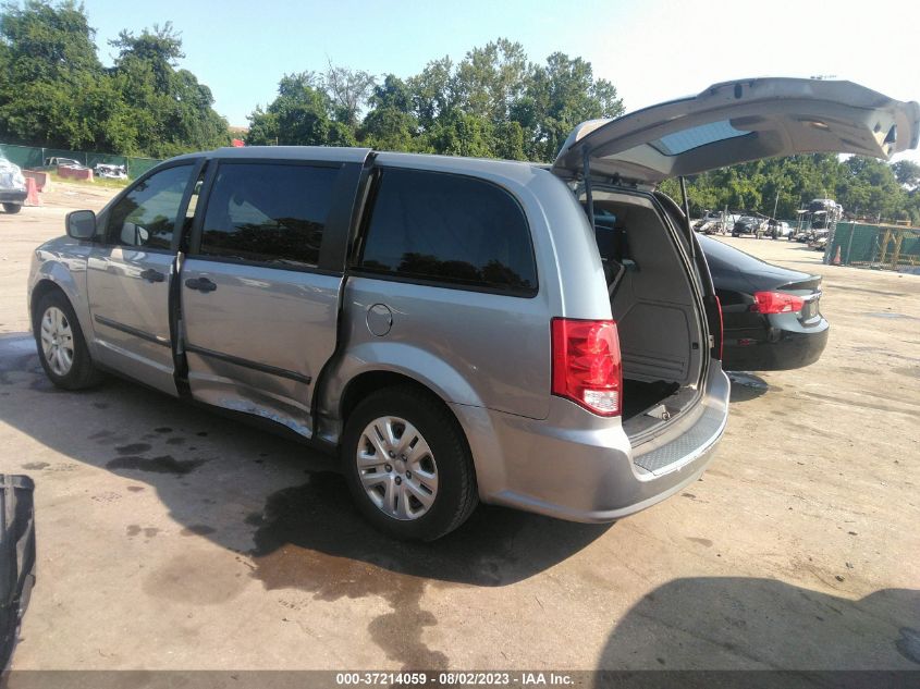 2016 DODGE GRAND CARAVAN AMERICAN VALUE PKG - 2C4RDGBG2GR259376