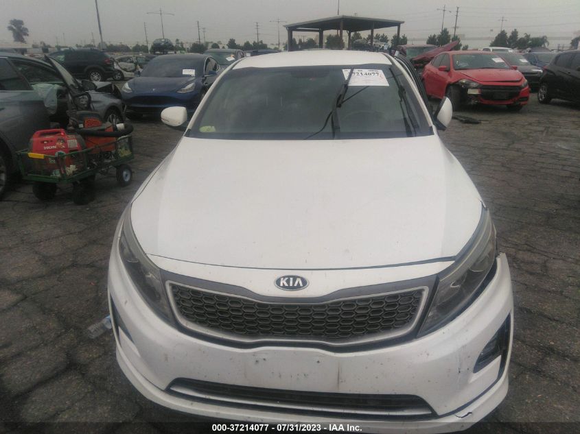 2016 KIA OPTIMA HYBRID EX - KNAGN4ADXG5099302