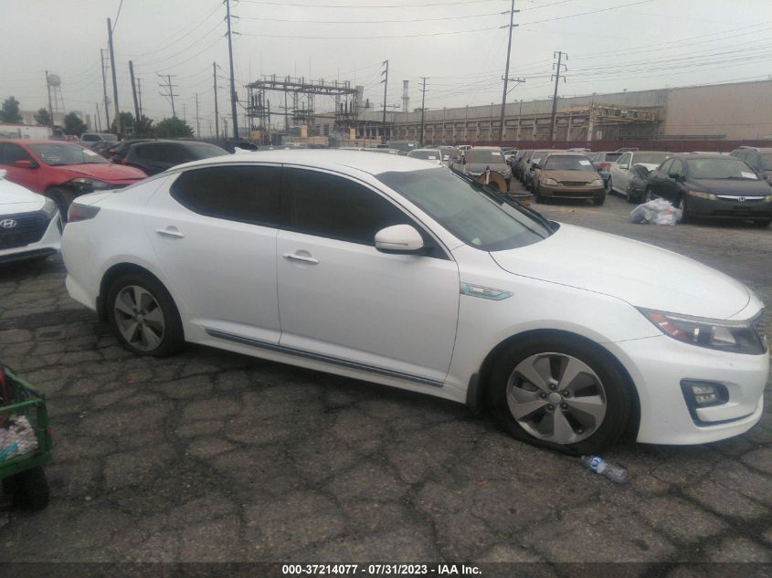 2016 KIA OPTIMA HYBRID EX - KNAGN4ADXG5099302