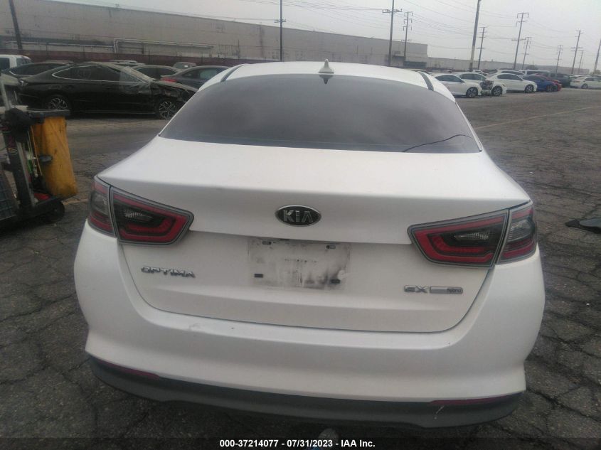 2016 KIA OPTIMA HYBRID EX - KNAGN4ADXG5099302