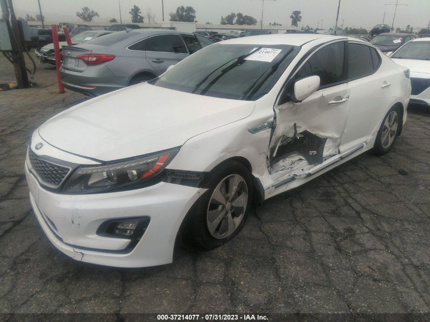 2016 KIA OPTIMA HYBRID EX - KNAGN4ADXG5099302
