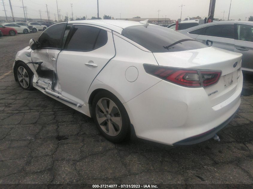 2016 KIA OPTIMA HYBRID EX - KNAGN4ADXG5099302