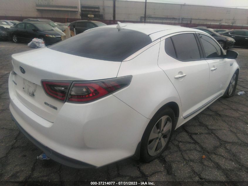 2016 KIA OPTIMA HYBRID EX - KNAGN4ADXG5099302