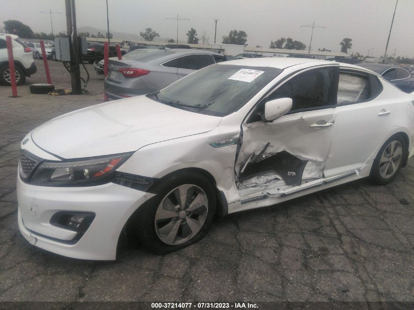 2016 KIA OPTIMA HYBRID EX - KNAGN4ADXG5099302