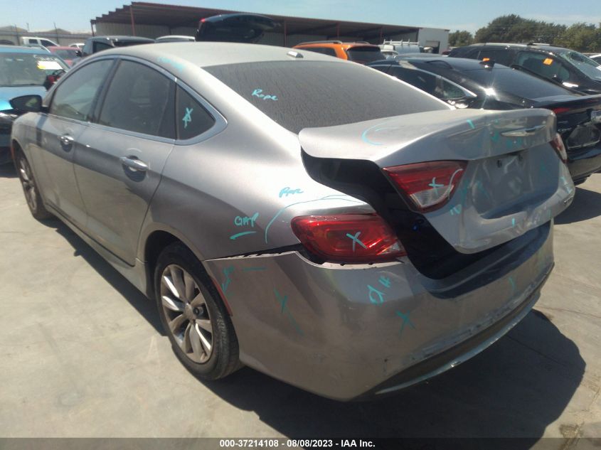 2015 CHRYSLER 200 C - 1C3CCCCB5FN611287