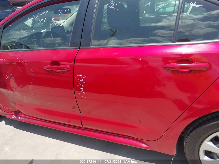 2020 TOYOTA COROLLA LE - JTDEPRAEXLJ096198