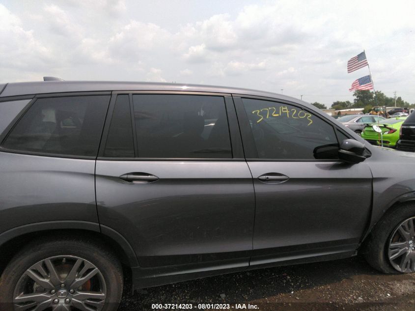2021 HONDA PASSPORT EX-L 5FNYF8H57MB035559