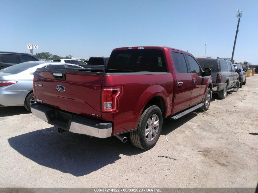 2016 FORD F-150 XLT/XL - 1FTEW1C86GKE23191