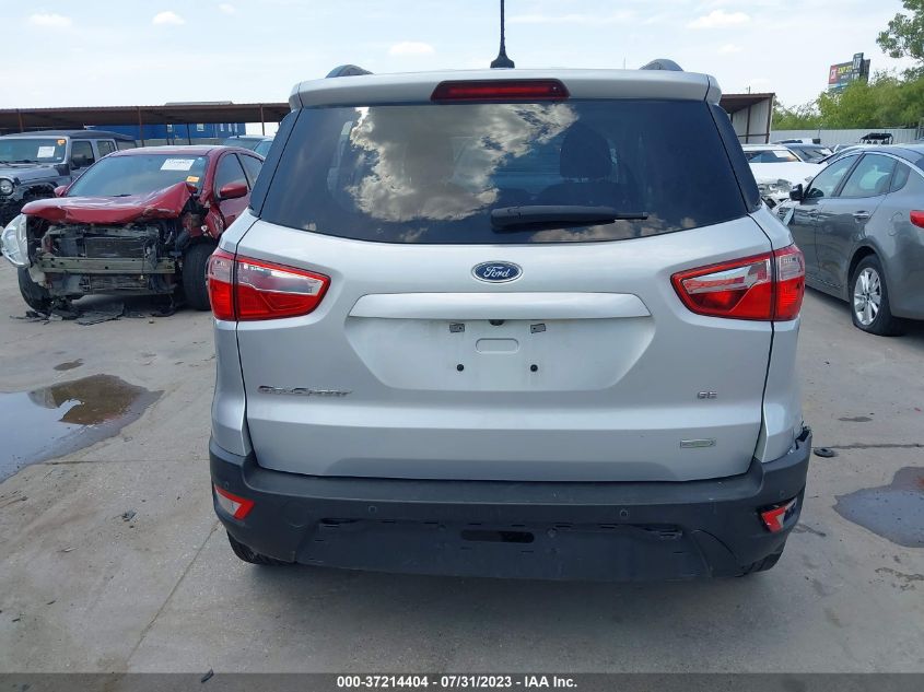 2018 FORD ECOSPORT SE - MAJ3P1TE2JC232353