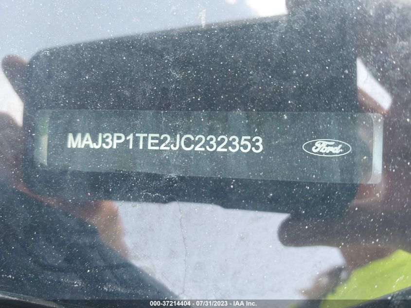 2018 FORD ECOSPORT SE - MAJ3P1TE2JC232353