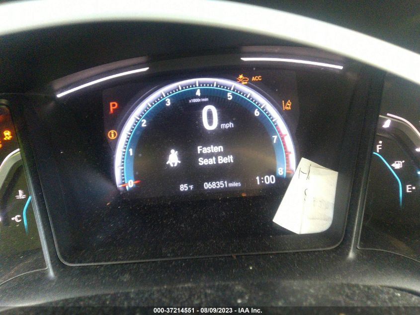 VIN 19XFC2F61KE037626 2019 HONDA CIVIC SEDAN LX