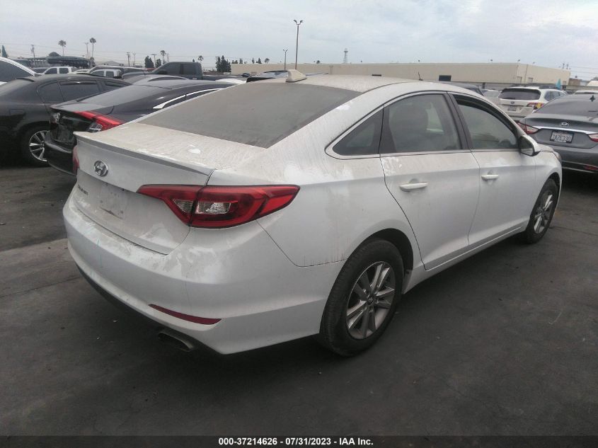 2017 HYUNDAI SONATA SE - 5NPE24AF5HH529985