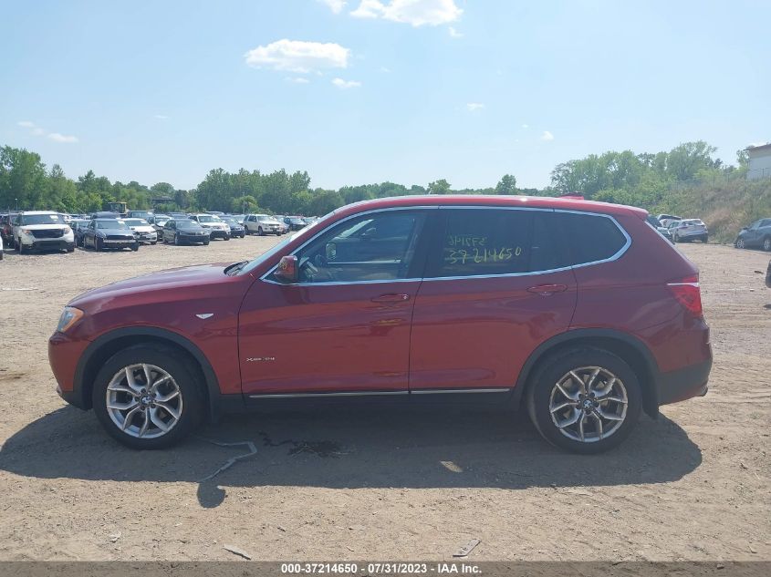 2014 BMW X3 XDRIVE35I - 5UXWX7C51E0E75493