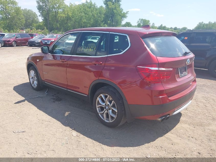 2014 BMW X3 XDRIVE35I - 5UXWX7C51E0E75493