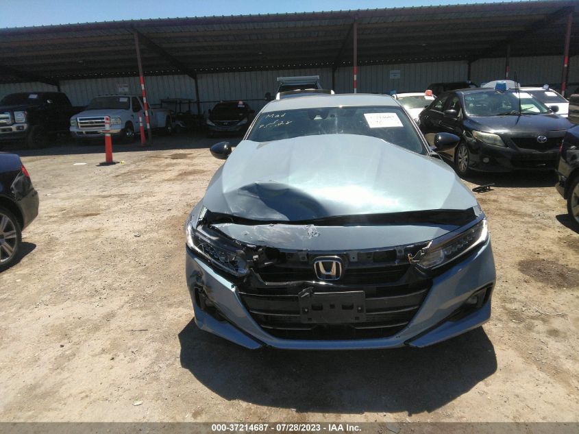 2021 HONDA ACCORD SEDAN SPORT - 1HGCV1F37MA020625