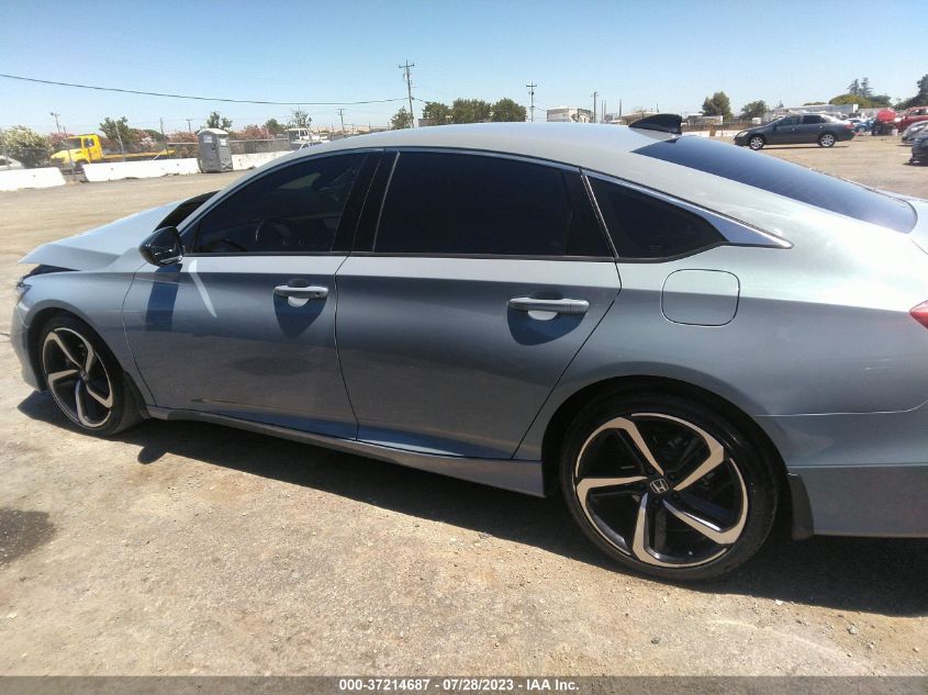 2021 HONDA ACCORD SEDAN SPORT - 1HGCV1F37MA020625