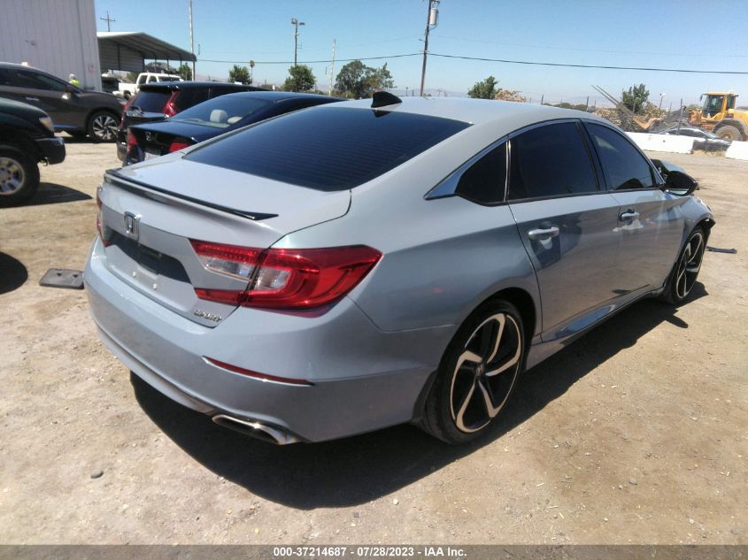 2021 HONDA ACCORD SEDAN SPORT - 1HGCV1F37MA020625