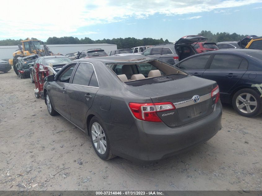 2013 TOYOTA CAMRY HYBRID LE/XLE - 4T1BD1FK9DU070635