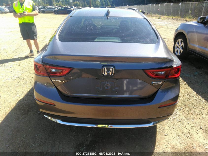 2019 HONDA INSIGHT TOURING - 19XZE4F9XKE033572