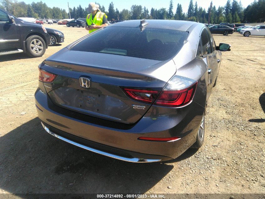 2019 HONDA INSIGHT TOURING - 19XZE4F9XKE033572