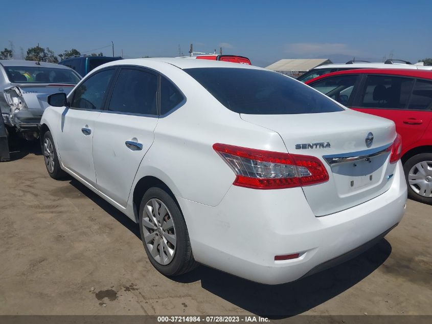 2014 NISSAN SENTRA S - 3N1AB7AP9EY334692