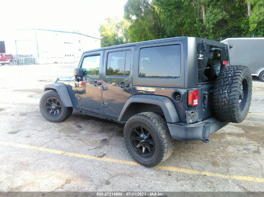 2016 JEEP WRANGLER UNLIMITED SPORT - 1C4BJWDG1GL337737