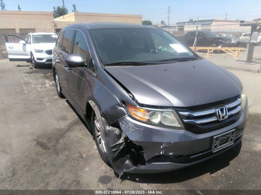 2014 HONDA ODYSSEY EX-L - 5FNRL5H66EB112900