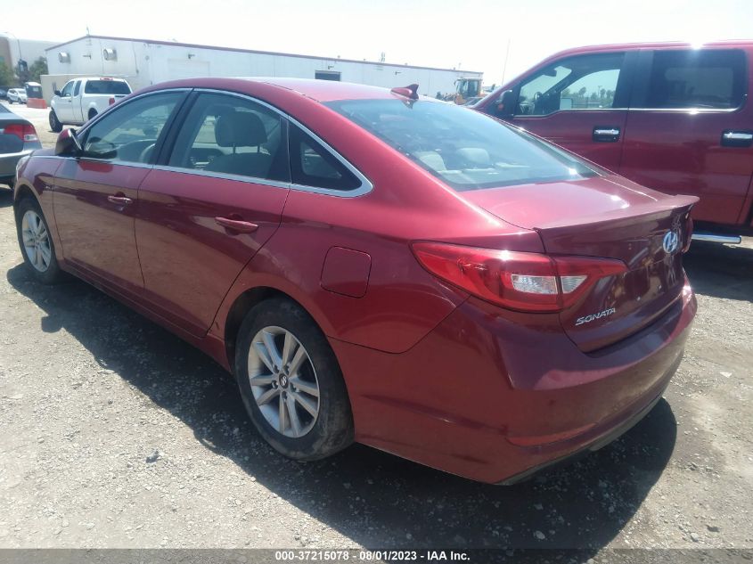 2015 HYUNDAI SONATA 2.4L SE - 5NPE24AF4FH110345