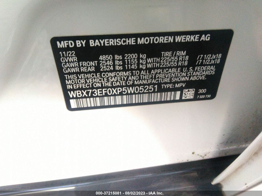 2023 BMW X1 XDRIVE28I - WBX73EF0XP5W05251