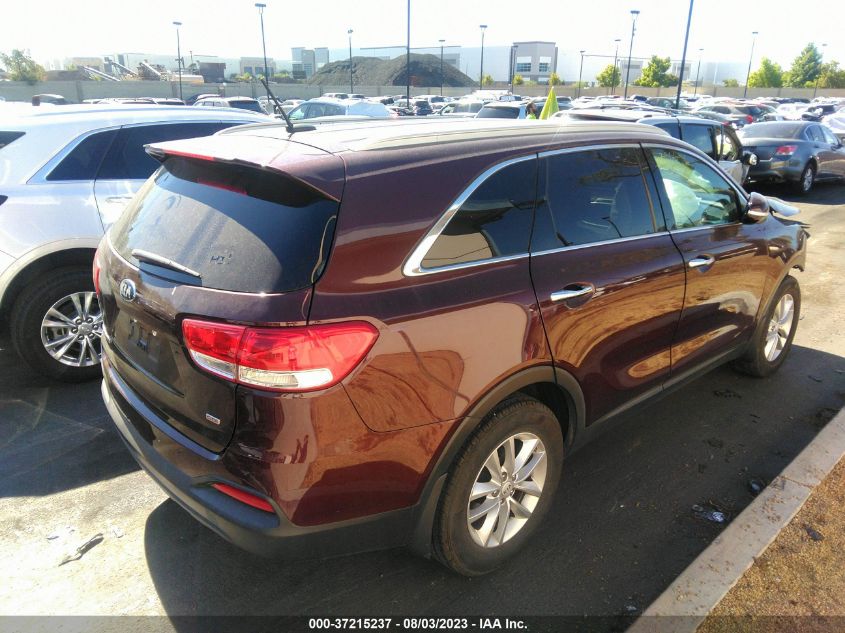 2017 KIA SORENTO LX - 5XYPG4A36HG288722