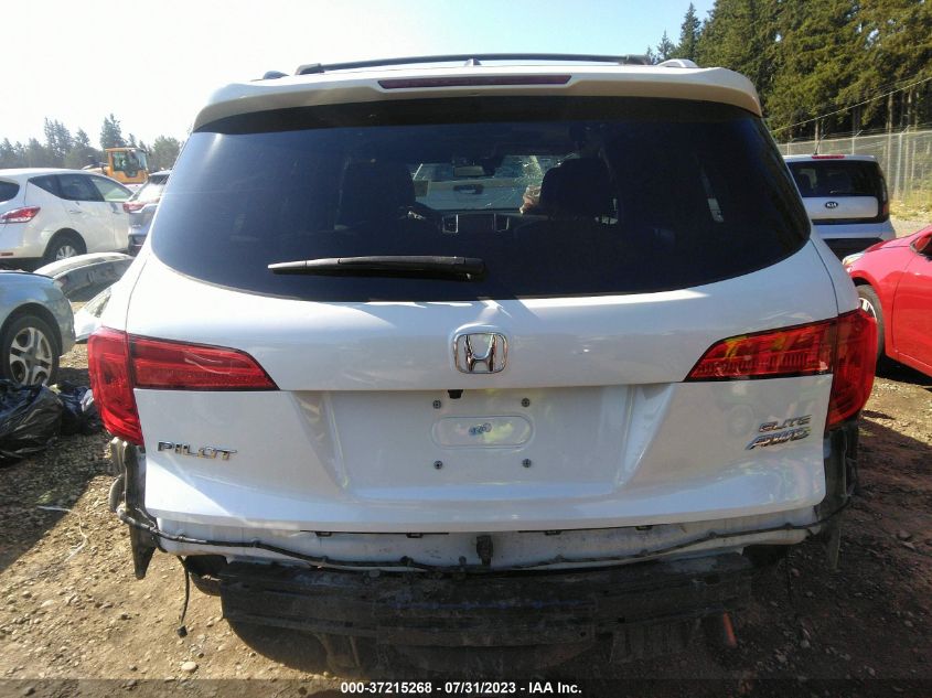2016 HONDA PILOT ELITE - 5FNYF6H07GB084838