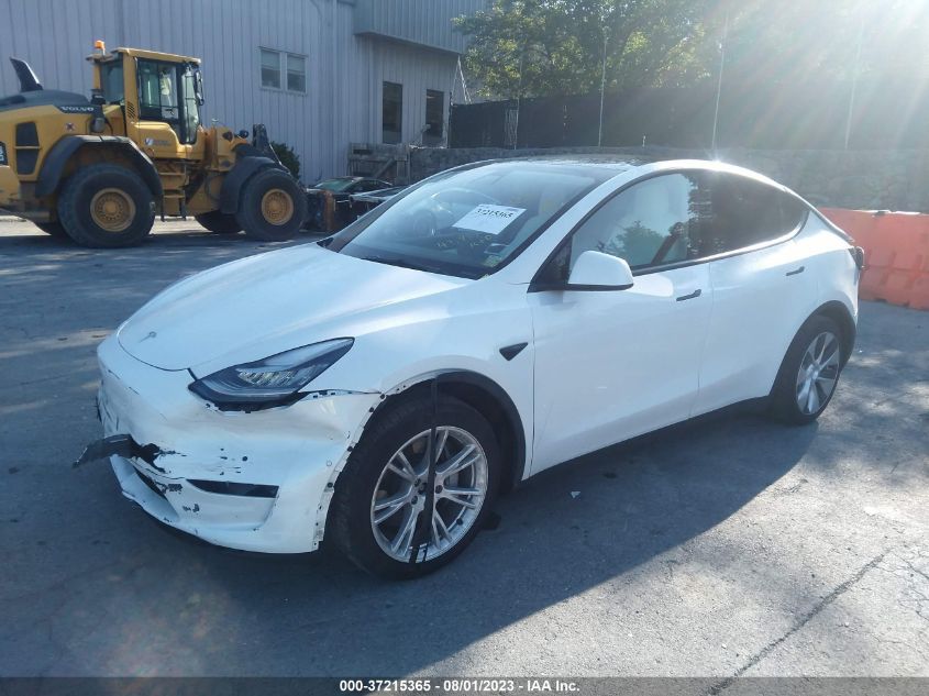2021 TESLA MODEL Y LONG RANGE - 5YJYGDEE5MF250271