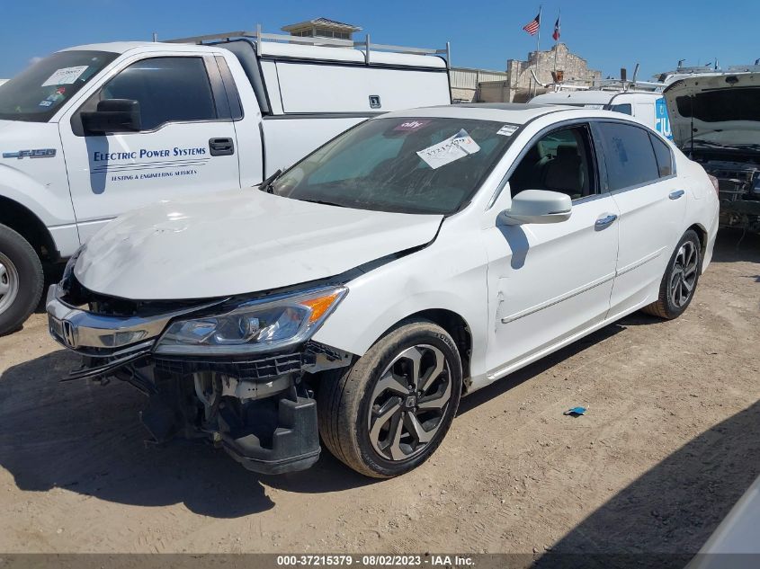 2016 HONDA ACCORD SEDAN EX - 1HGCR2F09GA151463