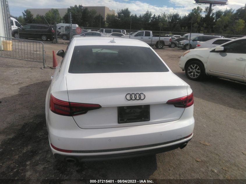 2017 AUDI A4 PREMIUM PLUS - WAUENAF41HN023354