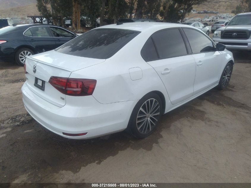 2016 VOLKSWAGEN JETTA SEDAN 1.8T SPORT - 3VWD17AJ2GM276988