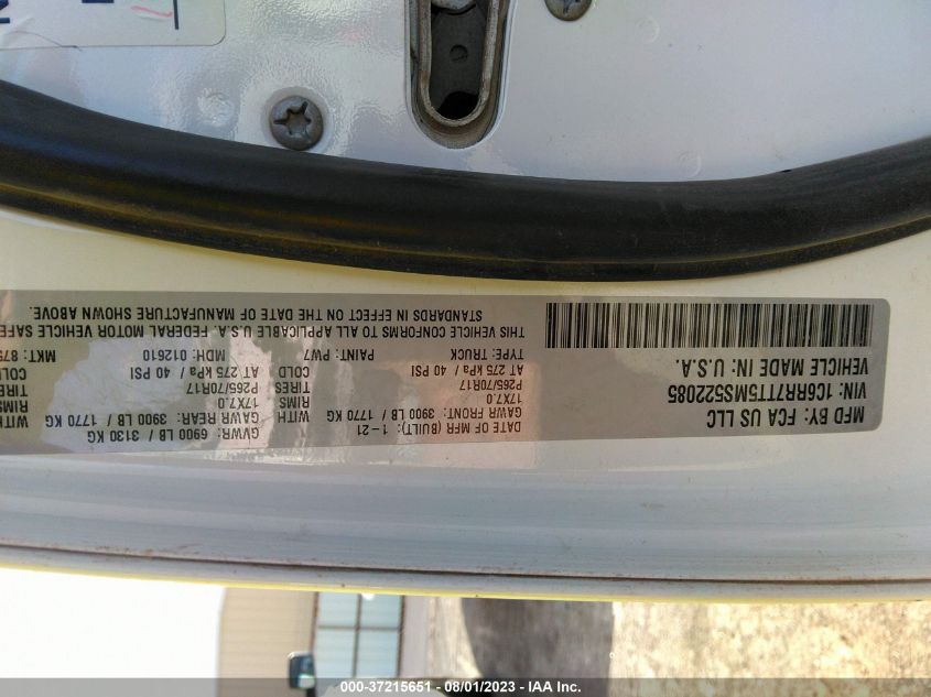2021 RAM 1500 CLASSIC SLT - 1C6RR7TT5MS522085