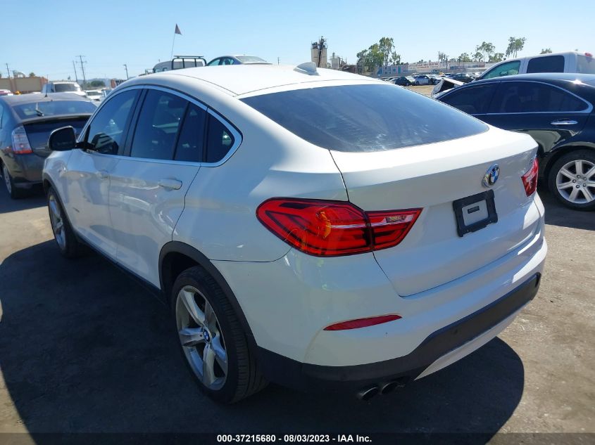 2015 BMW X4 XDRIVE28I - 5UXXW3C50F0M86645