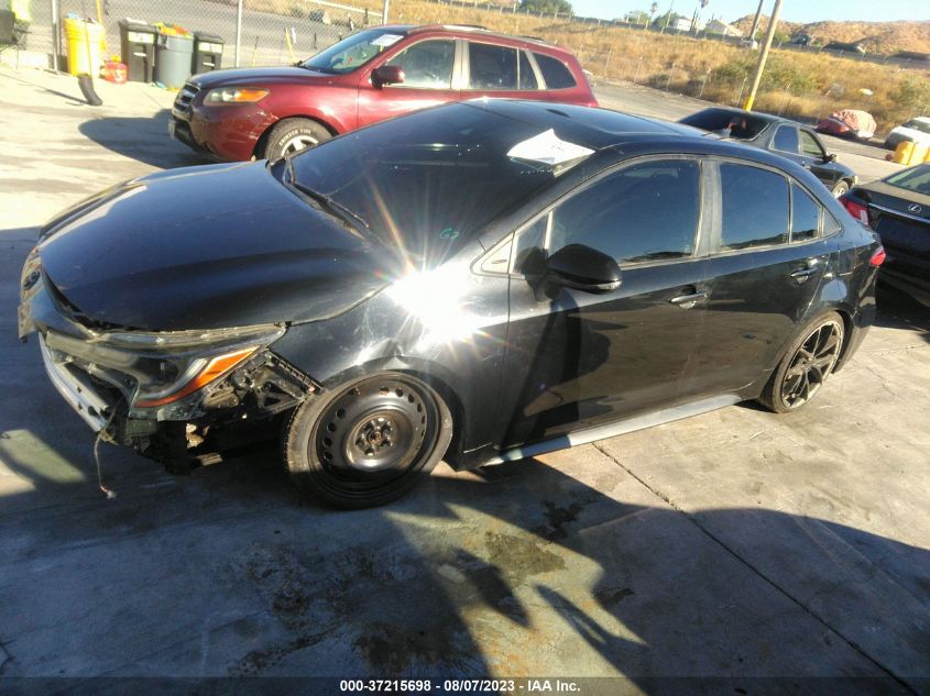 VIN JTDP4RCE8LJ039187 2020 TOYOTA COROLLA SE