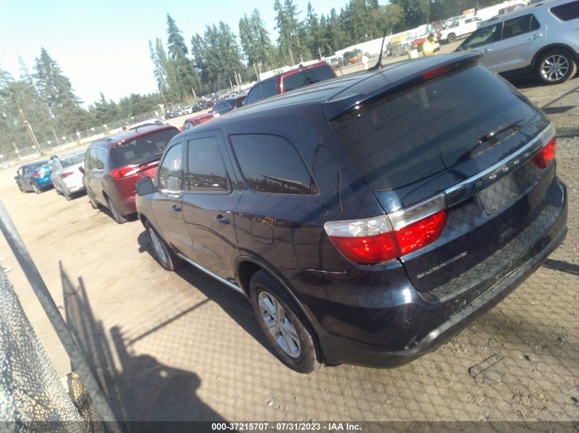 2013 DODGE DURANGO SXT - 1C4RDHAGXDC598138