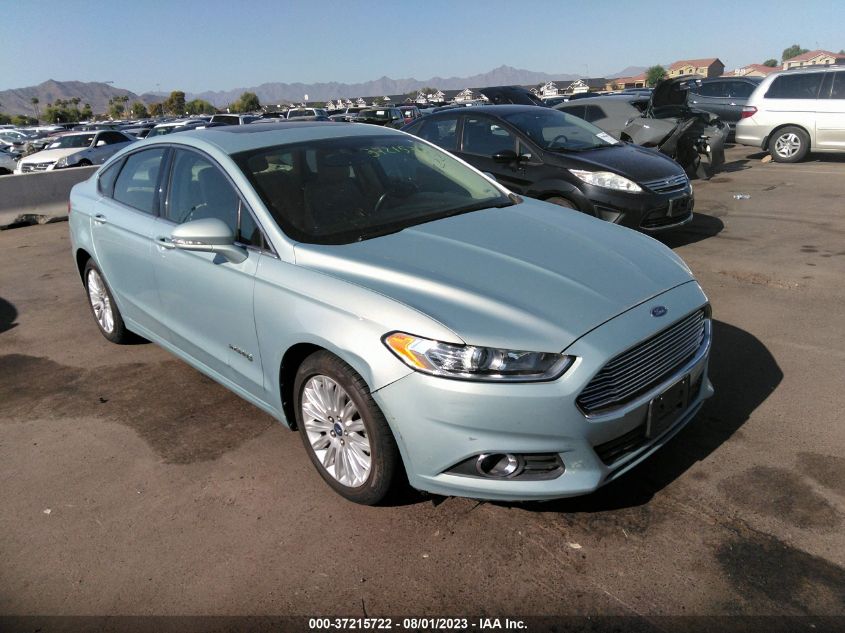 2013 FORD FUSION SE HYBRID - 3FA6P0LU7DR133984