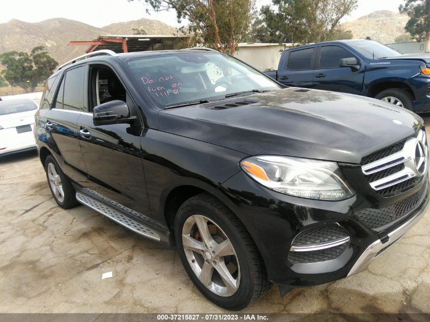 2016 MERCEDES-BENZ GLE GLE 300D - 4JGDA0EB7GA629974