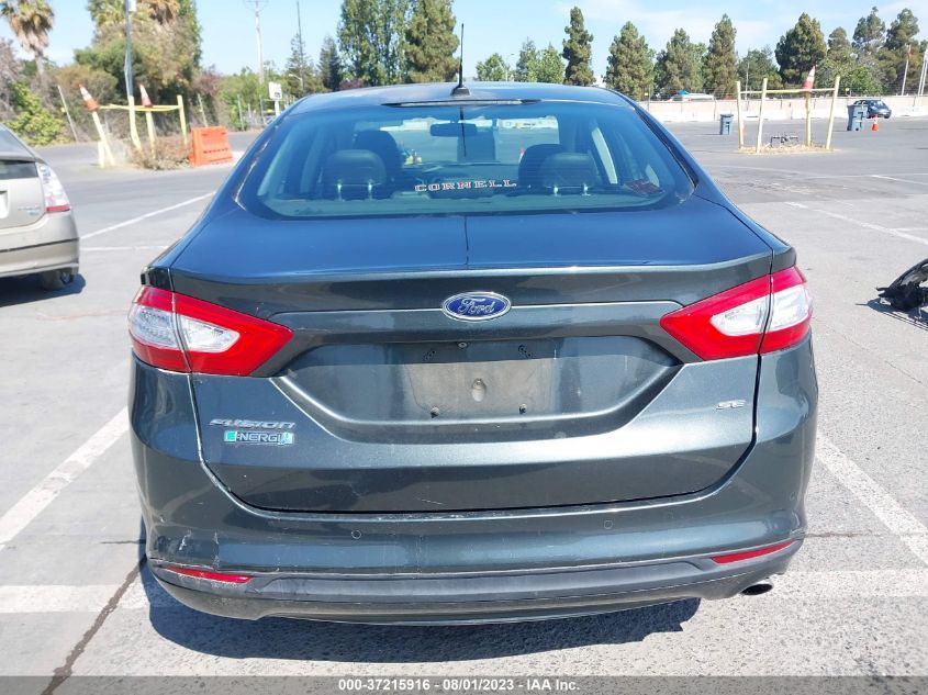 2015 FORD FUSION ENERGI SE LUXURY - 3FA6P0PU8FR144554