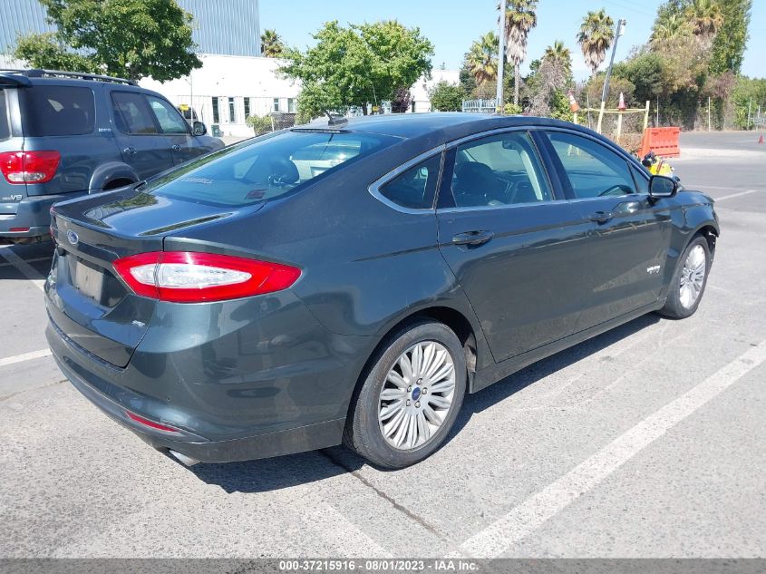 2015 FORD FUSION ENERGI SE LUXURY - 3FA6P0PU8FR144554