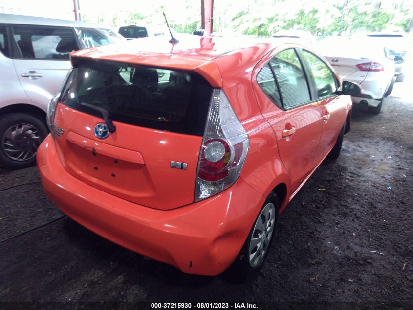 2014 TOYOTA PRIUS C ONE/THREE/TWO/FOUR - JTDKDTB33E1084967