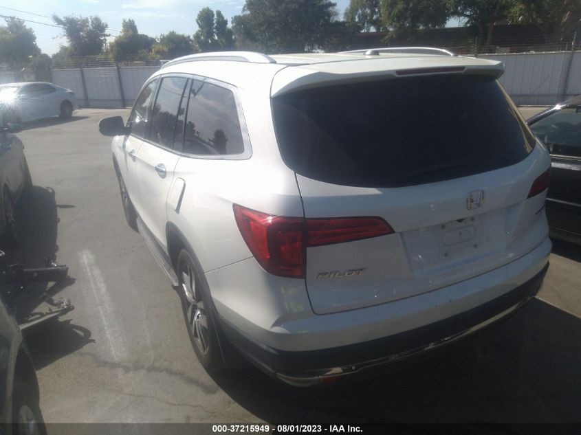 2016 HONDA PILOT TOURING - 5FNYF5H93GB046533