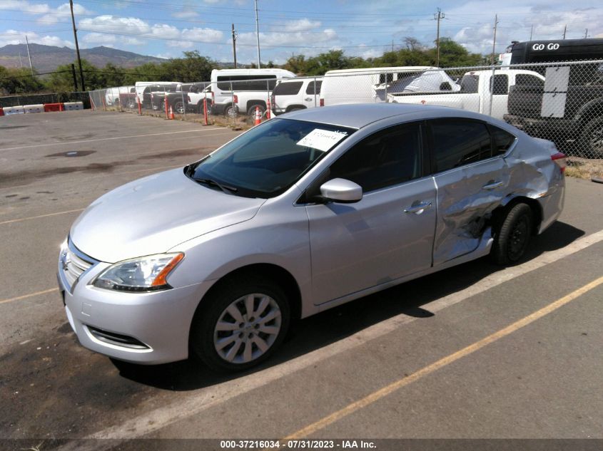 2014 NISSAN SENTRA S - 3N1AB7APXEY215937